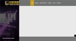 Desktop Screenshot of legends.com.br