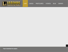 Tablet Screenshot of legends.com.br